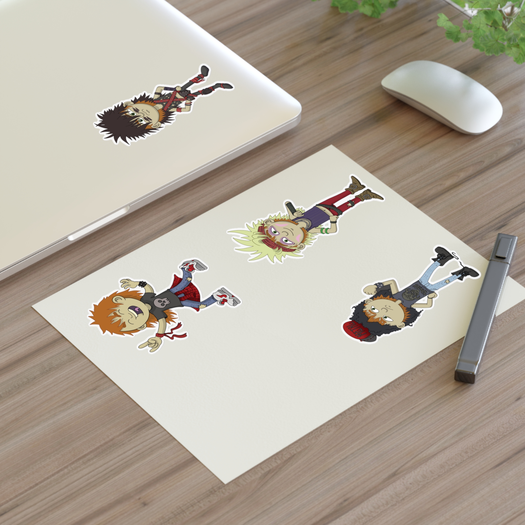 Fred The Metalhead - Sticker Sheet - Image 4