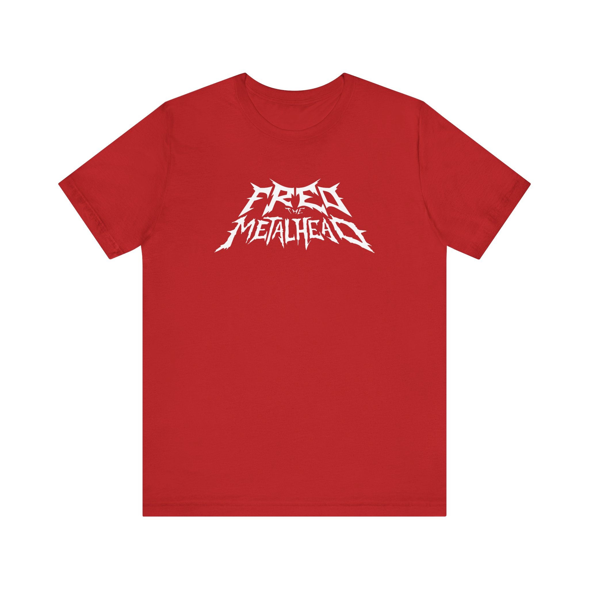 Fred The Metalhead - "White Logo" - T-Shirt - Image 3