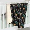 Fred The Metalhead Pattern - Sherpa Fleece Blanket - Image 4