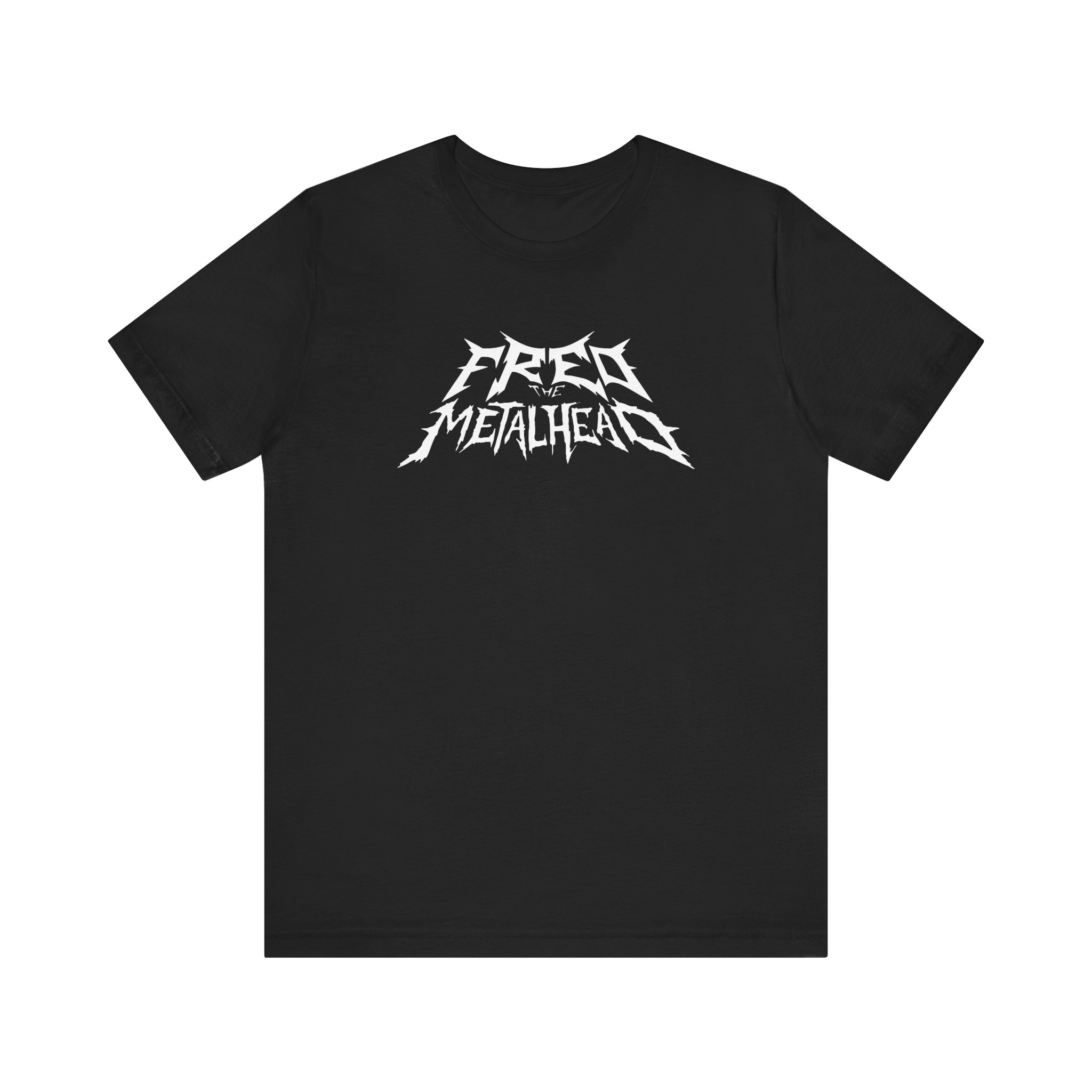 Fred The Metalhead - "White Logo" - T-Shirt - Image 2