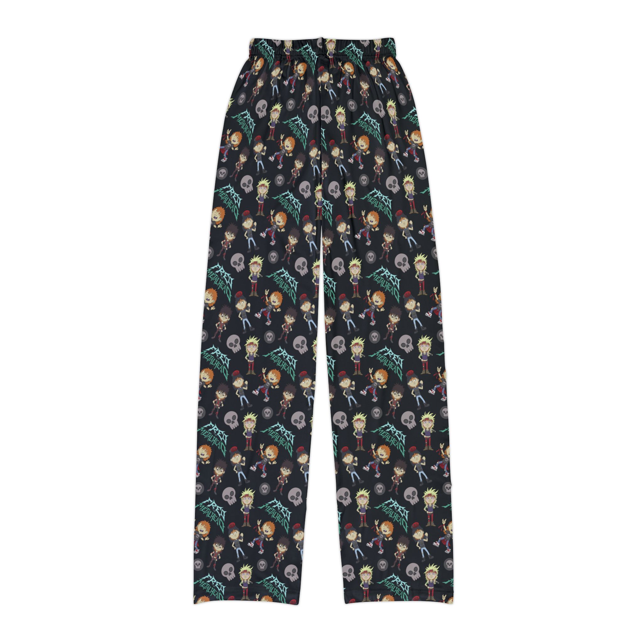 Fred The Metalhead - Kids Pajama Pants (AOP) - Image 2
