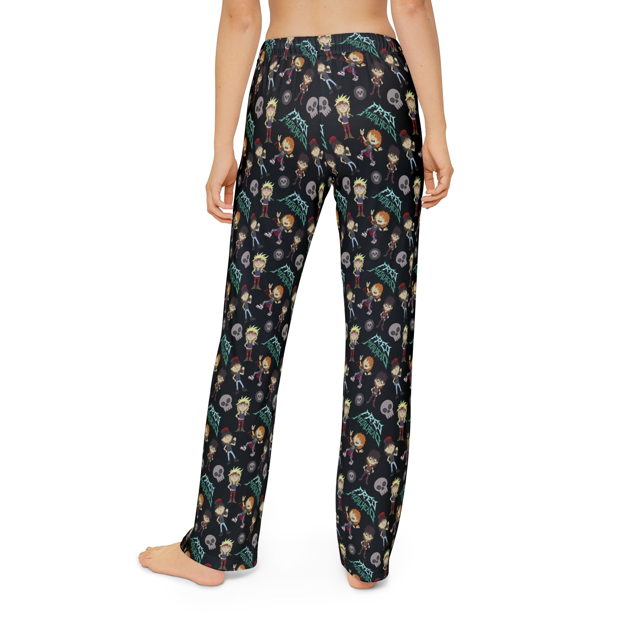 Fred The Metalhead - Kids Pajama Pants (AOP) - Image 4