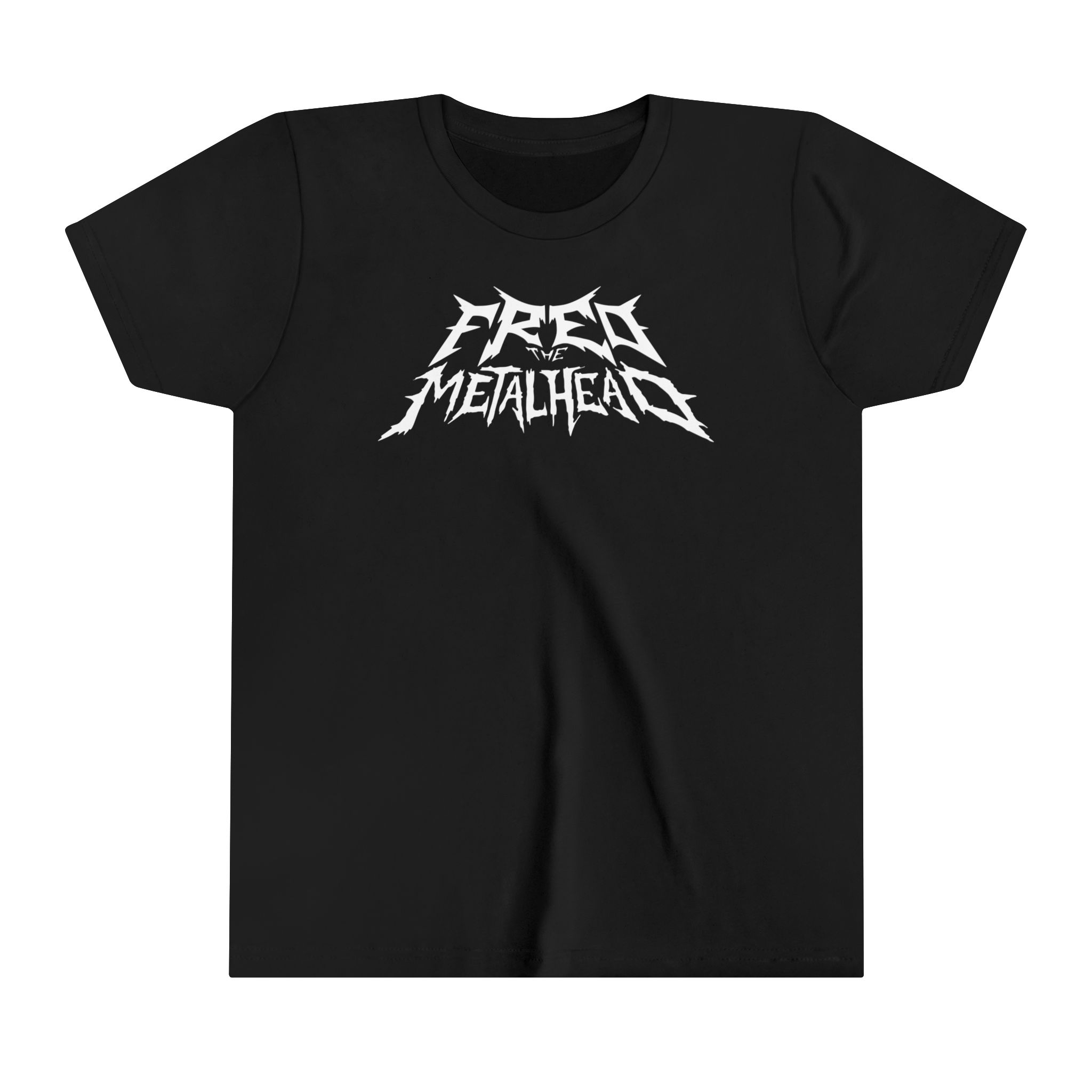 Fred The Metalhead - "White Logo" - Youth T-Shirt - Image 2
